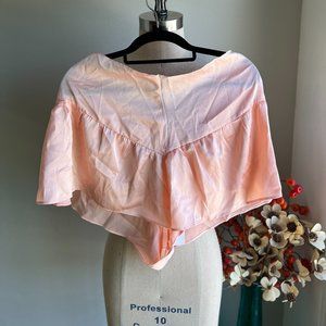 NWT Bettie Page Lingerie Peach French Knickers Women's Size 10